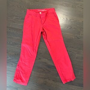 Red Chino Pants